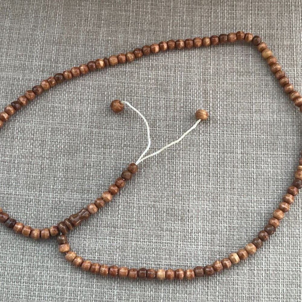Tasbeeh Real Wood Beads Religious Beads Muslim Prayer Beads handmade